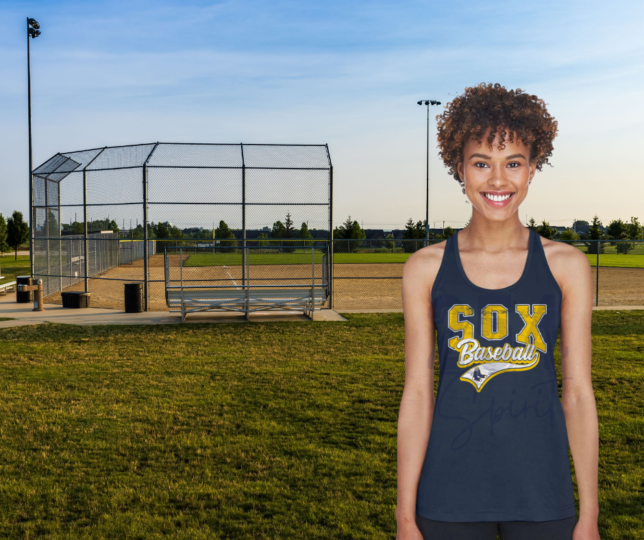 SOX Outfield Racerback with Name and #