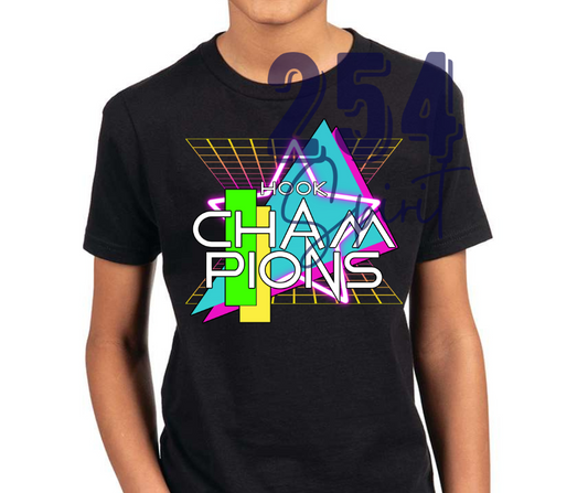 NEON STAR HOOK CHAMPIONS TEE