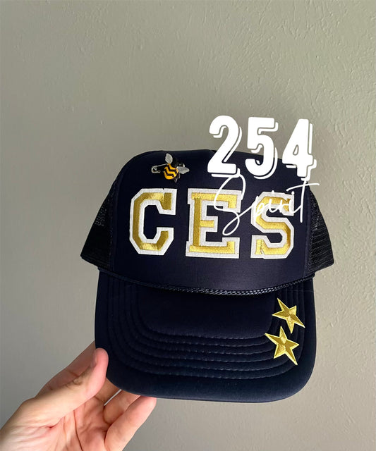 Navy CES Trucker Hat